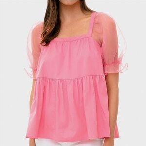 Pomander Place (Tuckernuck) Pink Tinsley Top
